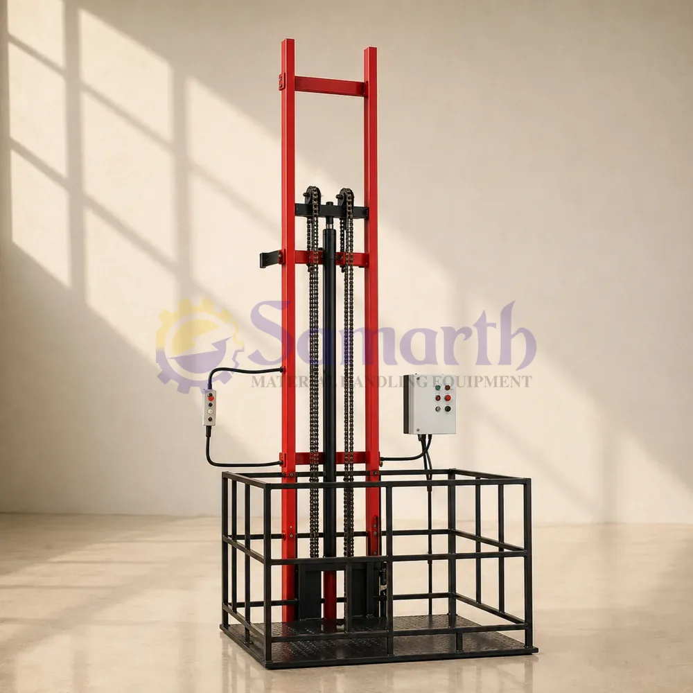 Single Mast Hydraulic Goods Lift