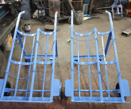 Double Gas Cylinder Trolly